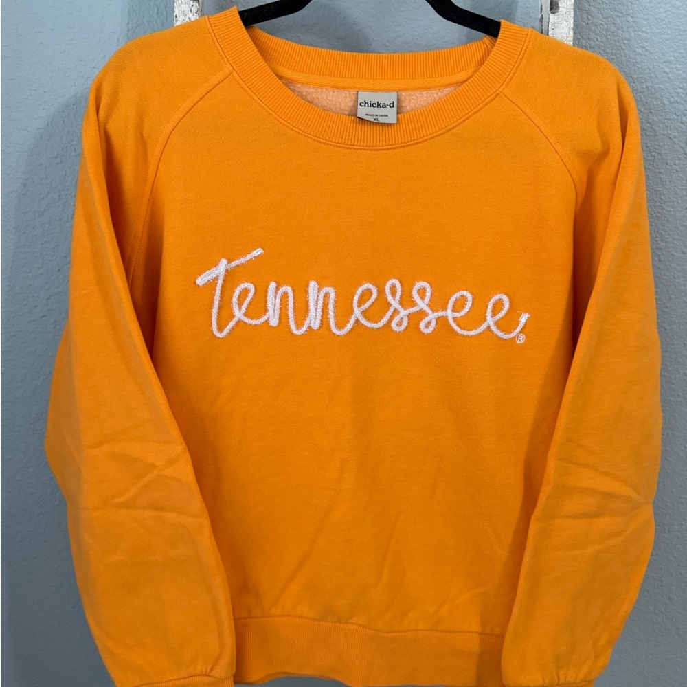 Chicka-d Orange Tennessee Sweatshirt